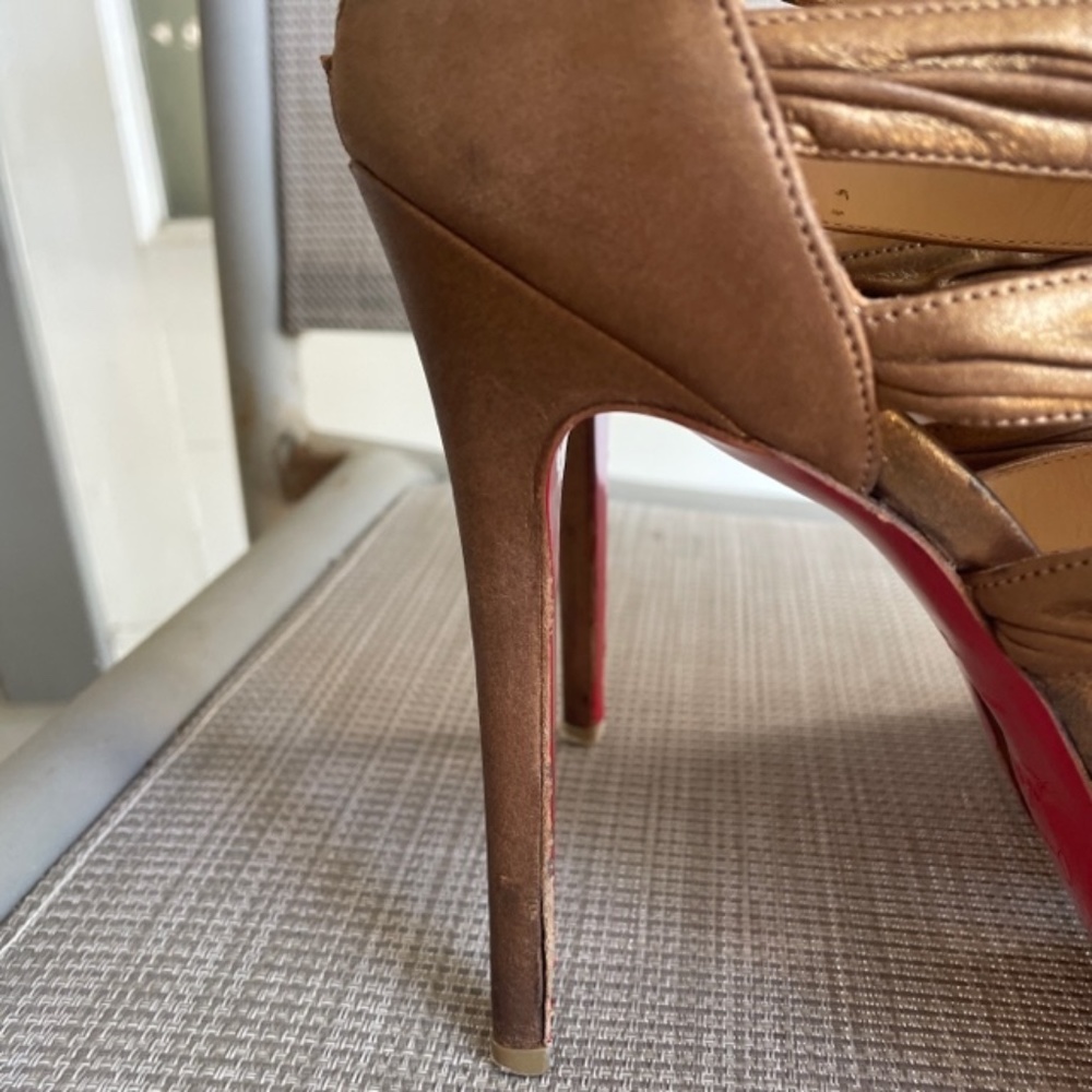 Christian Louboutin Tinazata Caged Heels Booties - Picture 8 of 16